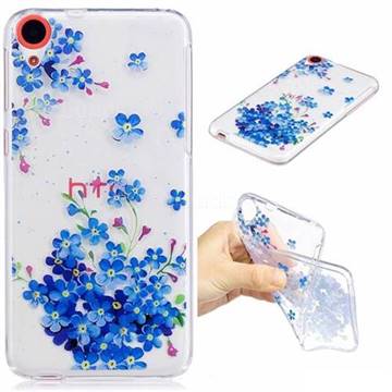 Star Flower Super Clear Soft TPU Back Cover for HTC Desire 820 D820
