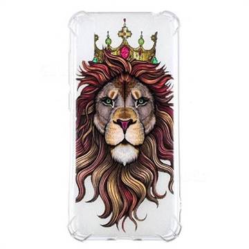 Lion King Anti-fall Clear Varnish Soft TPU Back Cover for Huawei Enjoy 9