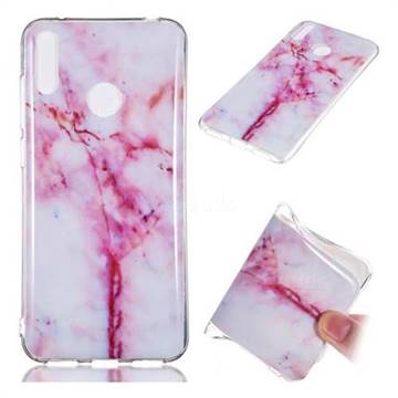 Red Grain Soft TPU Marble Pattern Phone Case for Huawei Enjoy 9