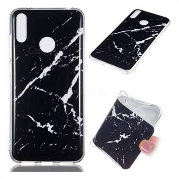 Black Rough white Soft TPU Marble Pattern Phone Case for Huawei Enjoy 9