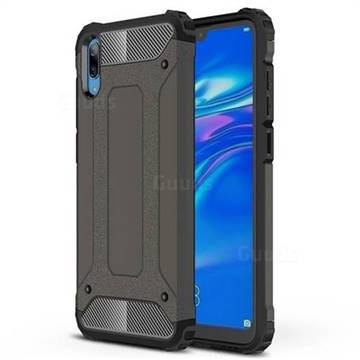 King Kong Armor Premium Shockproof Dual Layer Rugged Hard Cover for Huawei Enjoy 9 - Bronze