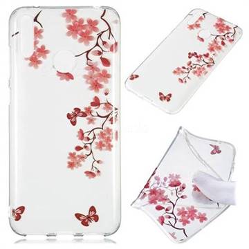Maple Leaf Super Clear Soft TPU Back Cover for Huawei Enjoy 9