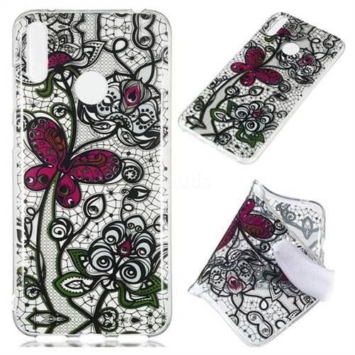Butterfly Flowers Super Clear Soft TPU Back Cover for Huawei Enjoy 9