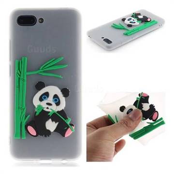 Panda Eating Bamboo Soft 3D Silicone Case for Huawei Honor 10 - Translucent