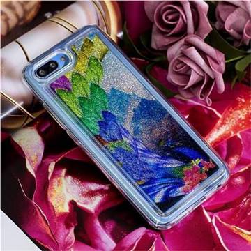 Phoenix Glassy Glitter Quicksand Dynamic Liquid Soft Phone Case for Huawei Honor 10