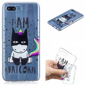 Batman Clear Varnish Soft Phone Back Cover for Huawei Honor 10