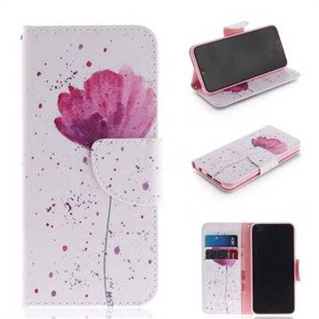 Purple Orchid PU Leather Wallet Case for Huawei Honor 10