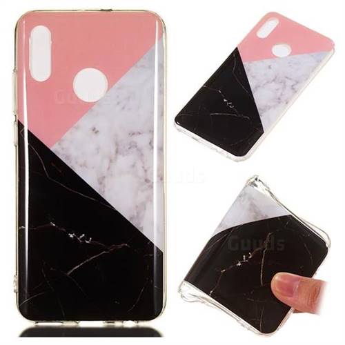 Tricolor Soft TPU Marble Pattern Case for Huawei Honor 10 Lite