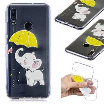 Umbrella Elephant Super Clear Soft TPU Back Cover for Huawei Honor 10 Lite