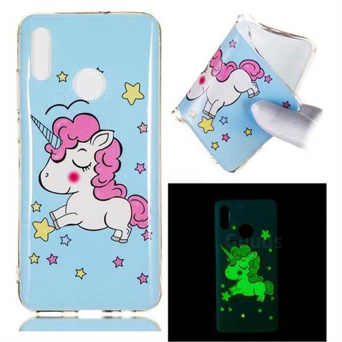 Stars Unicorn Noctilucent Soft TPU Back Cover for Huawei Honor 10 Lite