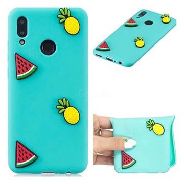 Watermelon Pineapple Soft 3D Silicone Case for Huawei Honor 10 Lite