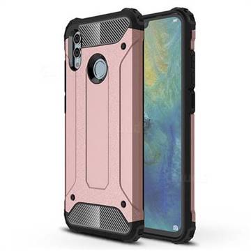 King Kong Armor Premium Shockproof Dual Layer Rugged Hard Cover for Huawei Honor 10 Lite - Rose Gold