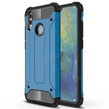 King Kong Armor Premium Shockproof Dual Layer Rugged Hard Cover for Huawei Honor 10 Lite - Sky Blue