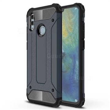 King Kong Armor Premium Shockproof Dual Layer Rugged Hard Cover for Huawei Honor 10 Lite - Navy