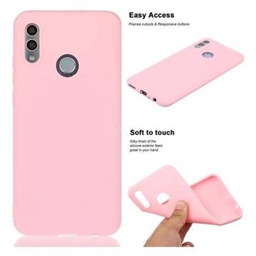 Soft Matte Silicone Phone Cover for Huawei Honor 10 Lite - Rose Red