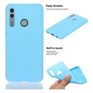 Soft Matte Silicone Phone Cover for Huawei Honor 10 Lite - Sky Blue