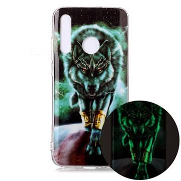 Wolf King Noctilucent Soft TPU Back Cover for Huawei Honor 10 Lite