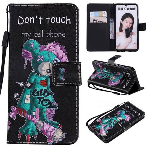 One Eye Mice PU Leather Wallet Case for Huawei Honor 10 Lite