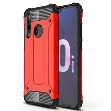 King Kong Armor Premium Shockproof Dual Layer Rugged Hard Cover for Huawei Honor 10i - Big Red
