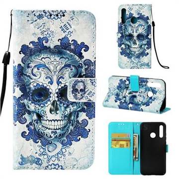 Cloud Kito 3D Painted Leather Wallet Case for Huawei Honor 10i
