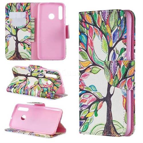 The Tree of Life Leather Wallet Case for Huawei Honor 10i