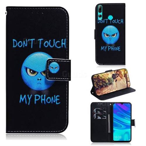 Not Touch My Phone PU Leather Wallet Case for Huawei Honor 10i