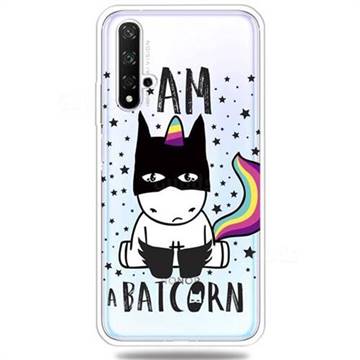 Batman Clear Varnish Soft Phone Back Cover for Huawei Honor 20