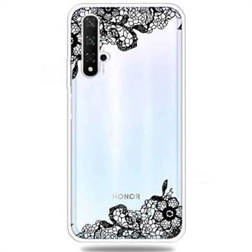 Lace Flower Super Clear Soft TPU Back Cover for Huawei Honor 20