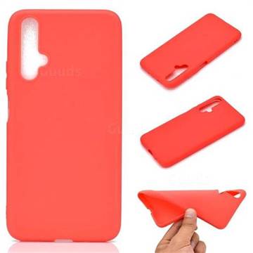 Candy Soft TPU Back Cover for Huawei Honor 20 - Red