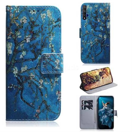 Apricot Tree PU Leather Wallet Case for Huawei Honor 20