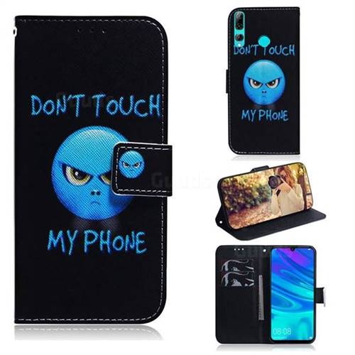 Not Touch My Phone PU Leather Wallet Case for Huawei Honor 20 Lite