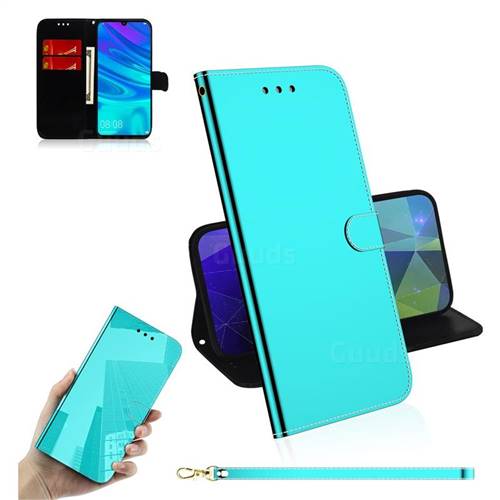 Shining Mirror Like Surface Leather Wallet Case for Huawei Honor