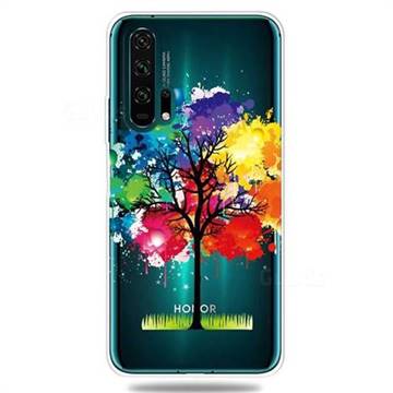 Oil Painting Tree Clear Varnish Soft Phone Back Cover for Huawei Honor 20 Pro