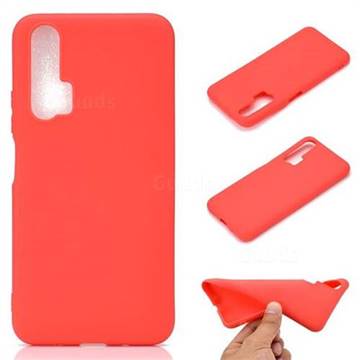 Candy Soft TPU Back Cover for Huawei Honor 20 Pro - Red
