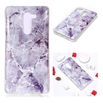 Light Gray Soft TPU Marble Pattern Phone Case for Huawei Honor 6X Mate9 Lite