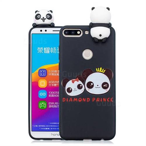 Diamond Prince Soft 3D Climbing Doll Soft Case for Huawei Honor 7C