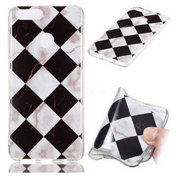 Black and White Matching Soft TPU Marble Pattern Phone Case for Huawei Honor 7X