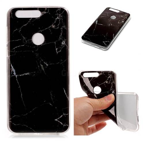 Black Soft TPU Marble Pattern Case for Huawei Honor 8