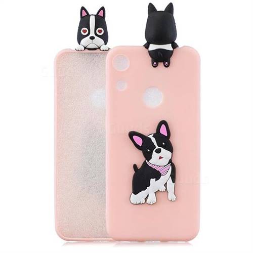 Cute Dog Soft 3D Climbing Doll Soft Case for Huawei Honor 8A