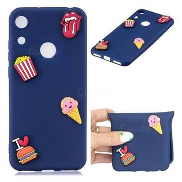 I Love Hamburger Soft 3D Silicone Case for Huawei Honor 8A