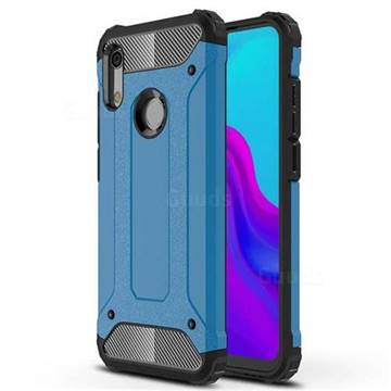 King Kong Armor Premium Shockproof Dual Layer Rugged Hard Cover for Huawei Honor 8A - Sky Blue