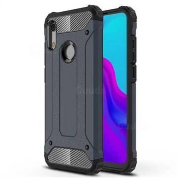 King Kong Armor Premium Shockproof Dual Layer Rugged Hard Cover for Huawei Honor 8A - Navy
