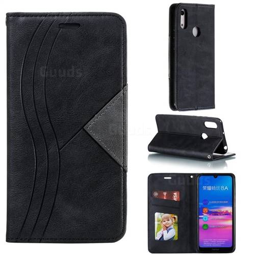 Corporation Achtervolging Verenigen Retro S Streak Magnetic Leather Wallet Phone Case for Huawei Honor 8A -  Black - Huawei Honor 8A Cases - Guuds