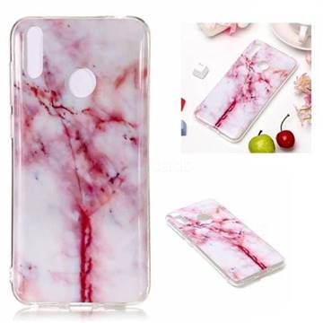 Red Grain Soft TPU Marble Pattern Phone Case for Huawei Honor 8C