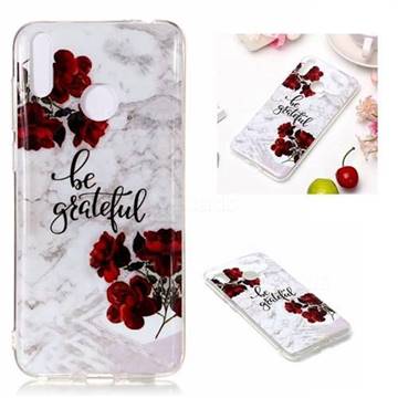 Rose Soft TPU Marble Pattern Phone Case for Huawei Honor 8C