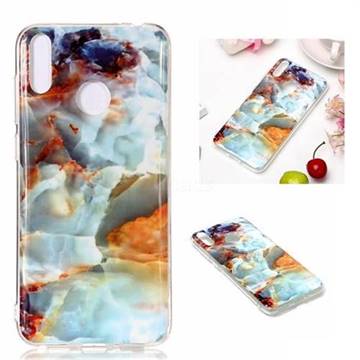 Fire Cloud Soft TPU Marble Pattern Phone Case for Huawei Honor 8C
