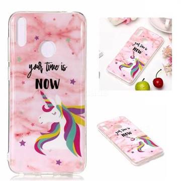 Unicorn Soft TPU Marble Pattern Phone Case for Huawei Honor 8C