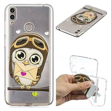 Envelope Owl Super Clear Soft TPU Back Cover for Huawei Honor 8C