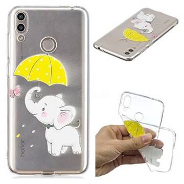Umbrella Elephant Super Clear Soft TPU Back Cover for Huawei Honor 8C