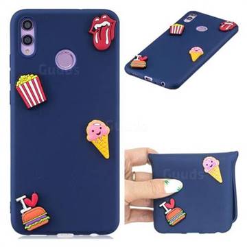 I Love Hamburger Soft 3D Silicone Case for Huawei Honor 8C
